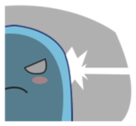 blue obake sticker #11717009