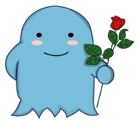 blue obake sticker #11717012