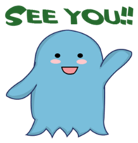 blue obake sticker #11717014