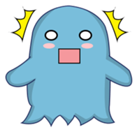 blue obake sticker #11717015