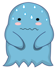 blue obake sticker #11717016