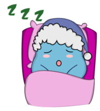 blue obake sticker #11717017