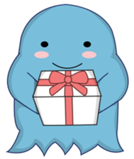 blue obake sticker #11717023