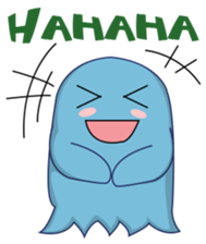 blue obake sticker #11717024