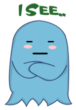 blue obake sticker #11717025