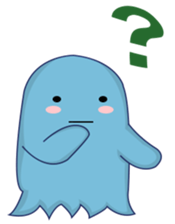 blue obake sticker #11717028