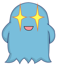 blue obake sticker #11717029