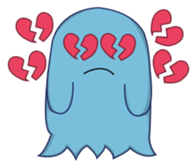 blue obake sticker #11717031