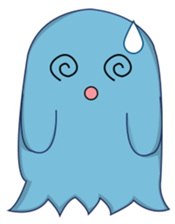 blue obake sticker #11717033