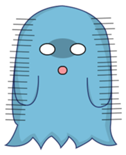 blue obake sticker #11717035