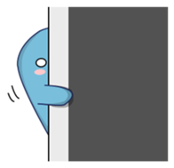 blue obake sticker #11717037