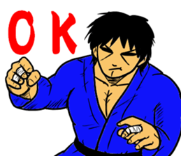Judo circle 1 sticker #11717180