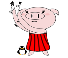 Bellyband sow sticker #11718722