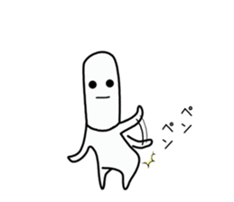 tekitou thin face Sticker sticker #11718995