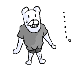 He is Uzattai bear. sticker #11719437
