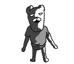 He is Uzattai bear. sticker #11719439