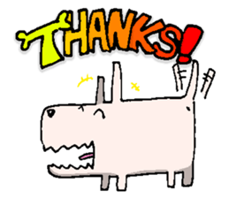 The WOLF DOG sticker #11721968