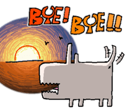 The WOLF DOG sticker #11721981