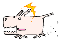 The WOLF DOG sticker #11721986