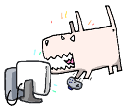 The WOLF DOG sticker #11721992