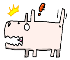 The WOLF DOG sticker #11721997