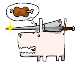 The WOLF DOG sticker #11722005