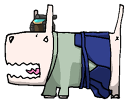 The WOLF DOG sticker #11722006