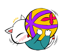 HIRA NEKO (General employee cat) sticker #11722009