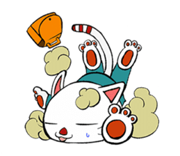 HIRA NEKO (General employee cat) sticker #11722012