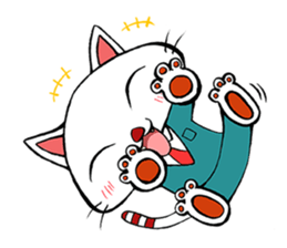 HIRA NEKO (General employee cat) sticker #11722024