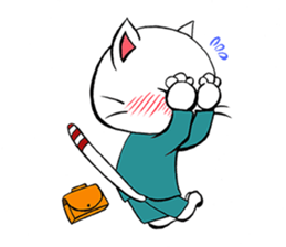 HIRA NEKO (General employee cat) sticker #11722027