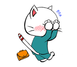 HIRA NEKO (General employee cat) sticker #11722027