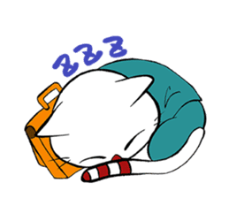 HIRA NEKO (General employee cat) sticker #11722034