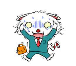 HIRA NEKO (General employee cat) sticker #11722042