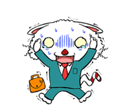 HIRA NEKO (General employee cat) sticker #11722042