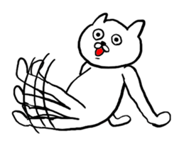 Everyday cat sticker. sticker #11722235