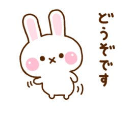 Rabbit Strawberry Honorific Yuru sticker #11722289