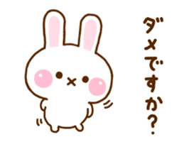 Rabbit Strawberry Honorific Yuru sticker #11722291