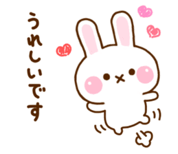 Rabbit Strawberry Honorific Yuru sticker #11722299