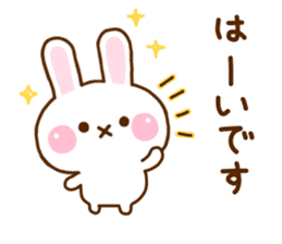 Rabbit Strawberry Honorific Yuru sticker #11722304