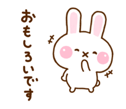 Rabbit Strawberry Honorific Yuru sticker #11722318