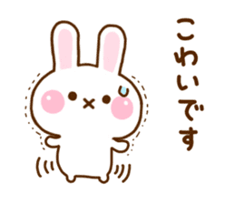 Rabbit Strawberry Honorific Yuru sticker #11722321