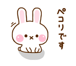 Rabbit Strawberry Honorific Yuru sticker #11722324
