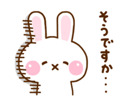 Rabbit Strawberry Honorific Yuru sticker #11722325