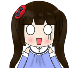 Popular funny cute: Donna painting time sticker #11722864