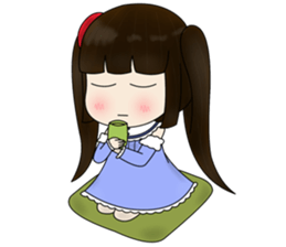 Popular funny cute: Donna painting time sticker #11722870