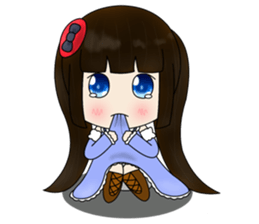 Popular funny cute: Donna painting time sticker #11722877