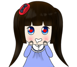 Popular funny cute: Donna painting time sticker #11722887