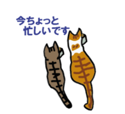 Friendly cats, Jill and Mell sticker #11722922