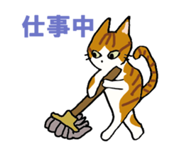 Friendly cats, Jill and Mell sticker #11722924